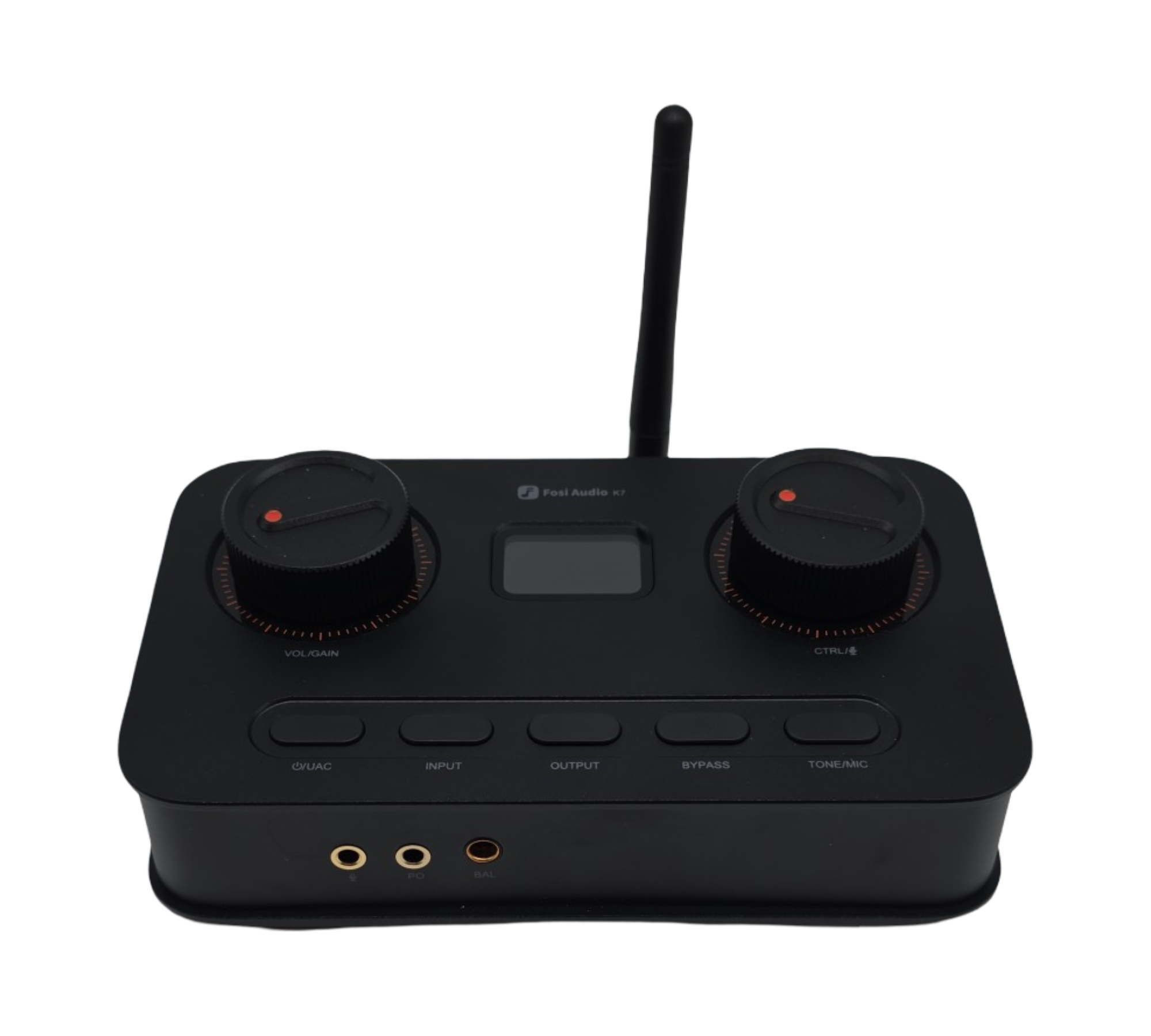 Fosi Audio K7 DAC Kopfhörerverstärker USB-C Digital-Analog-Konverter Gaming-PC PS5 optisch koaxial Bluetooth aptX HD LL Mikrofon