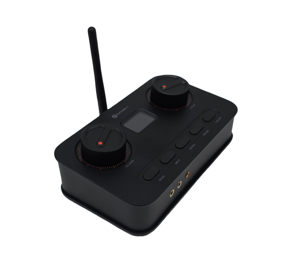 Fosi Audio K7 DAC Kopfhörerverstärker USB-C Digital-Analog-Konverter Gaming-PC PS5 optisch koaxial Bluetooth aptX HD LL Mikrofon