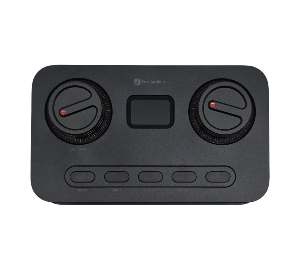 Fosi Audio K7 DAC Kopfhörerverstärker USB-C Digital-Analog-Konverter Gaming-PC PS5 optisch koaxial Bluetooth aptX HD LL Mikrofon
