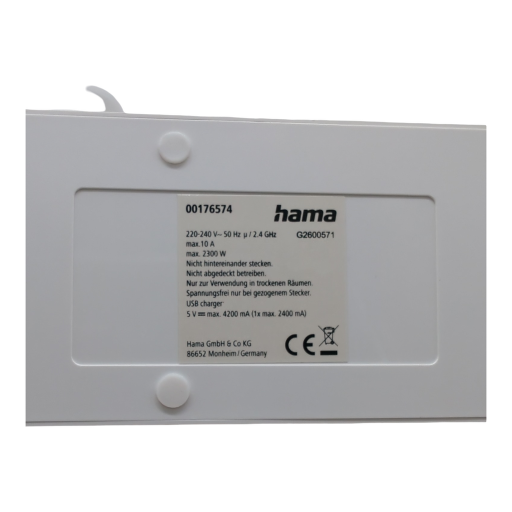 WLAN Steckdosenleiste 4-fach einzeln schaltbar mit Überlastschutz und 4 USB-Ports