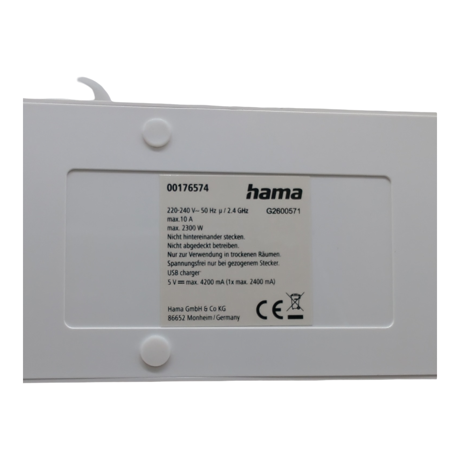 WLAN Steckdosenleiste 4-fach einzeln schaltbar mit Überlastschutz und 4 USB-Ports