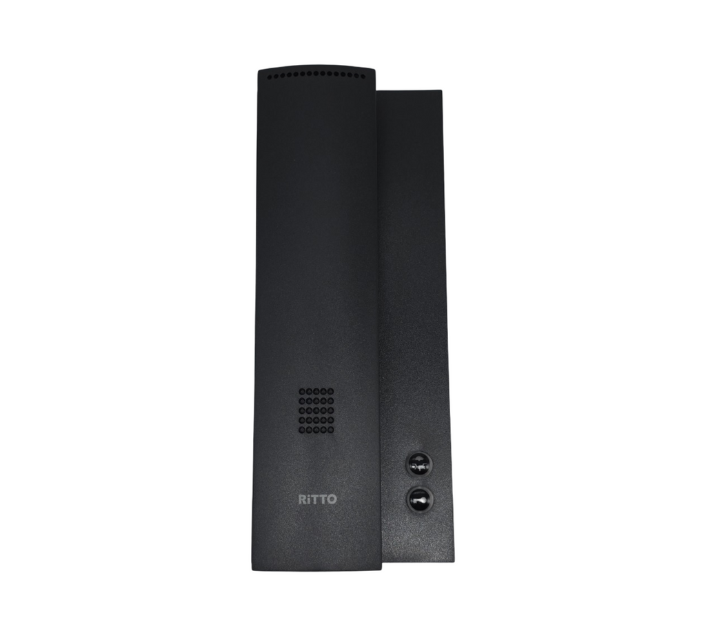 Ritto 1763040 Wohntelefon Inneneinheit Gegensprechanlage mit Türöffnertaste schwarz