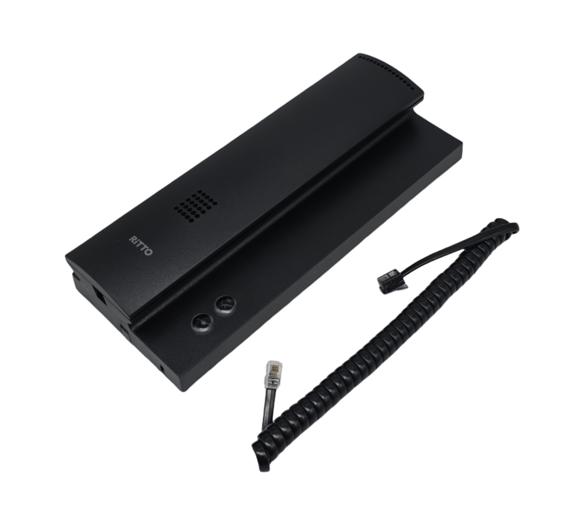 Ritto 1763040 Wohntelefon Inneneinheit Gegensprechanlage mit Türöffnertaste schwarz