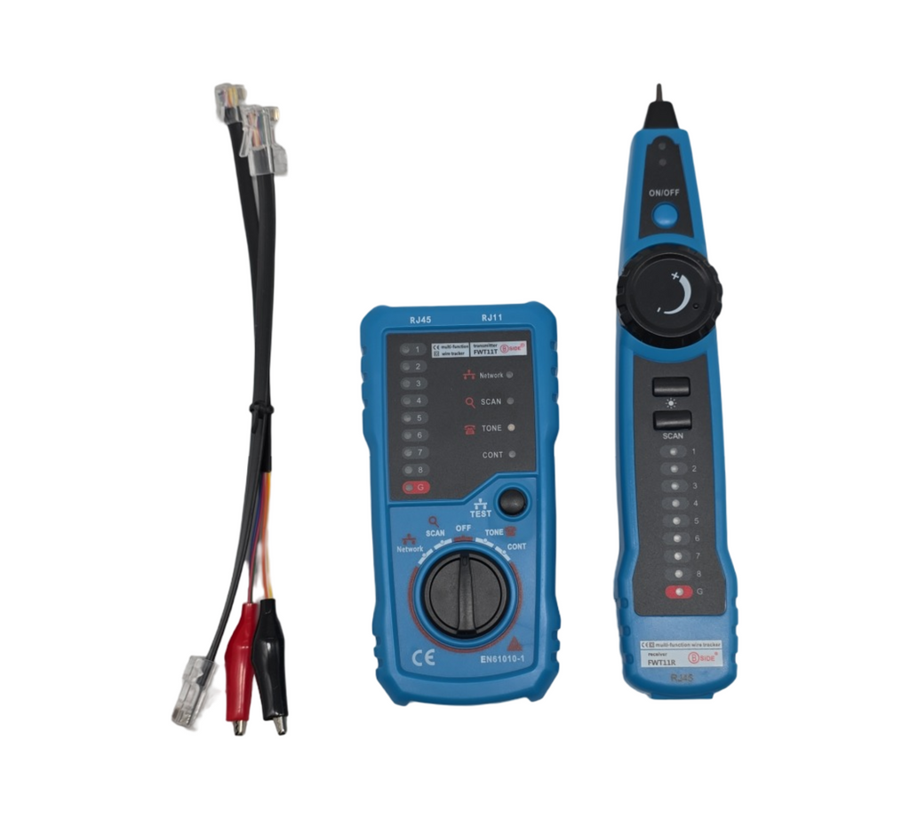 FWT11 Kabel Tester RJ45 RJ11 Netzwerk Testgerät LAN Leitungsfinder PoE Test für Netzwerkkabel Telefonleitung