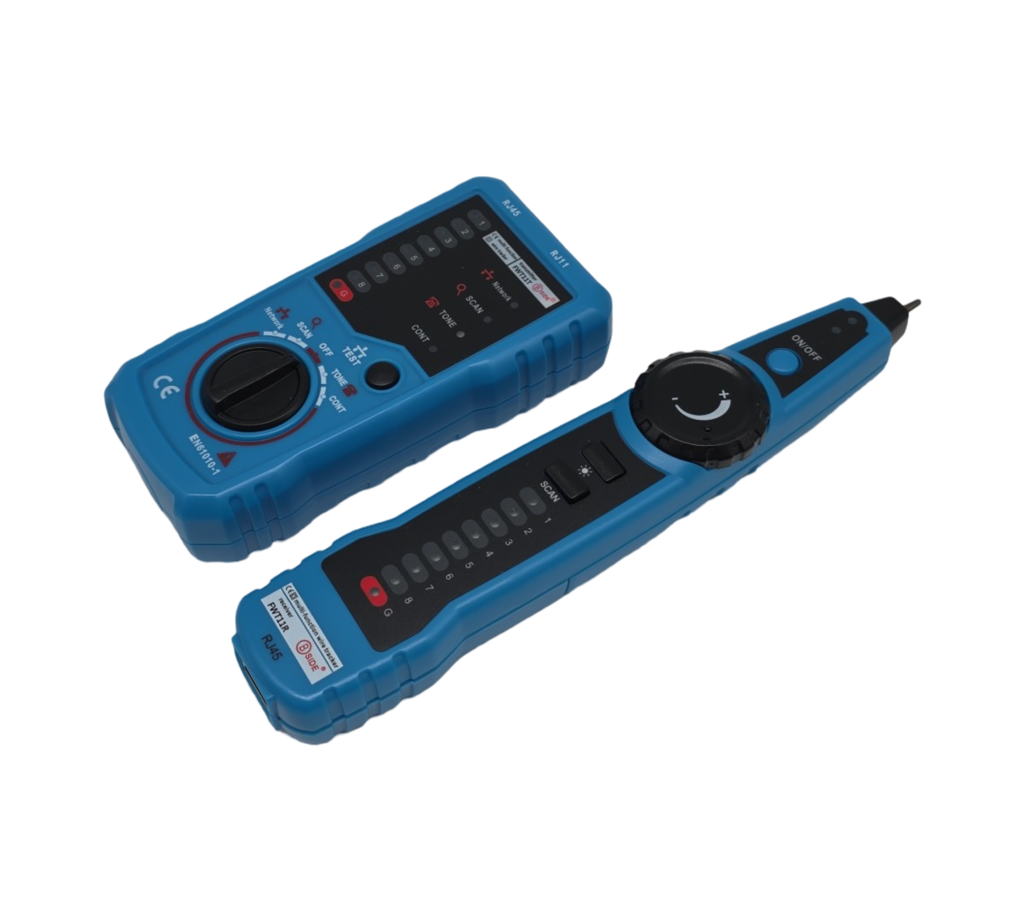 FWT11 Kabel Tester RJ45 RJ11 Netzwerk Testgerät LAN Leitungsfinder PoE Test für Netzwerkkabel Telefonleitung