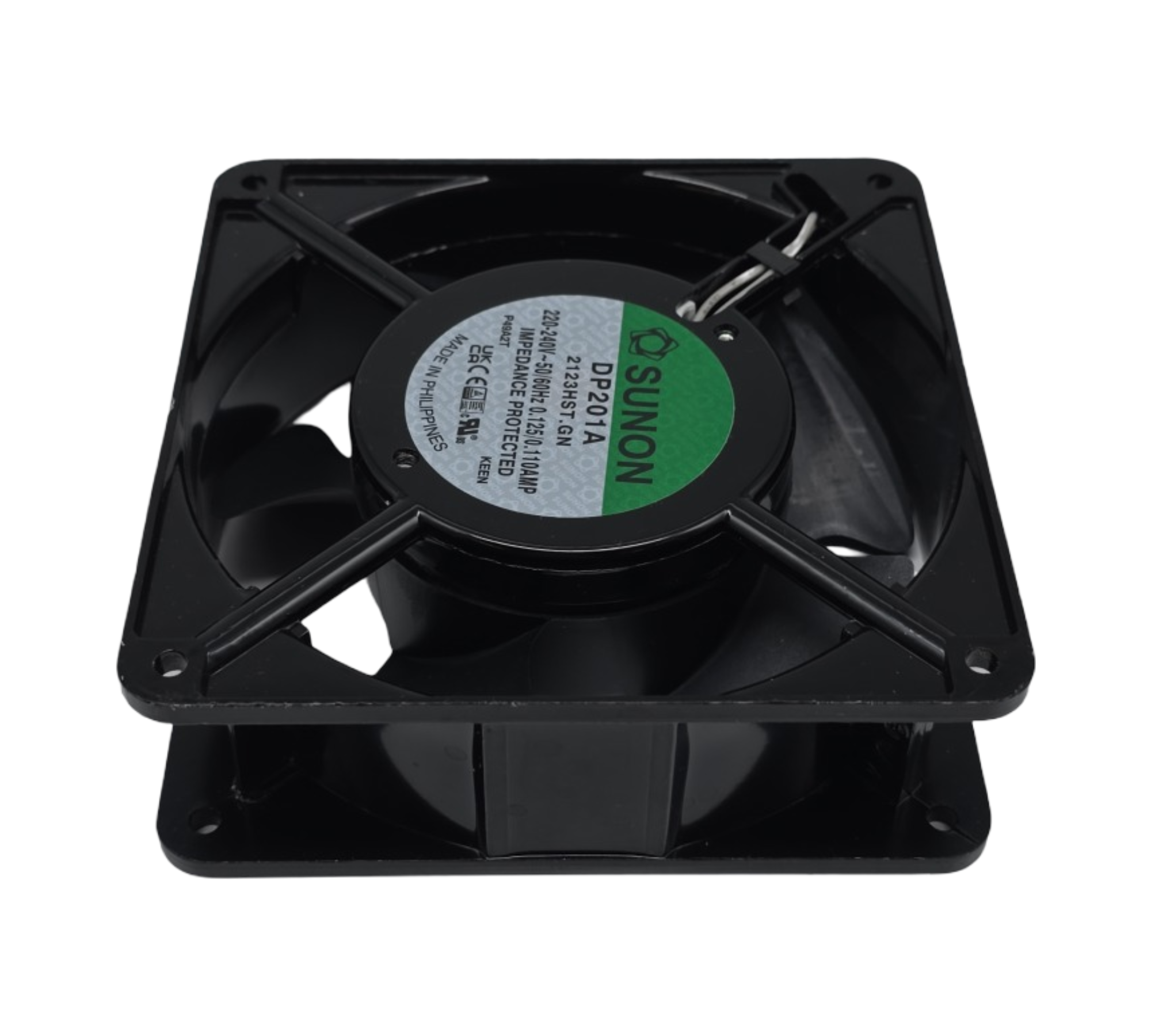 SUNON DP201A Axiallüfter 230V AC schwarz 120x120x38mm