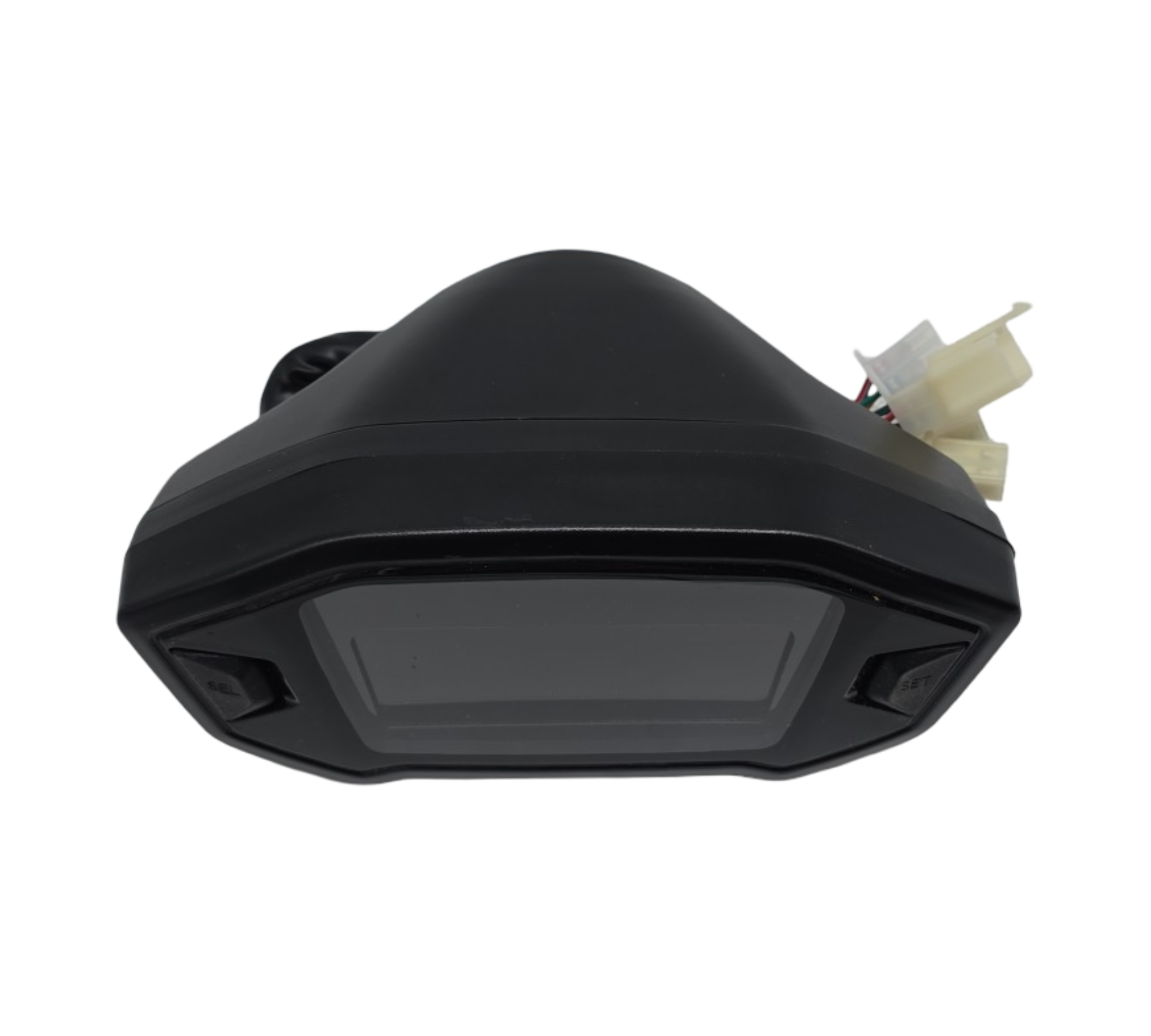 Geloo Motorrad Tachometer 12000 U/min Universal Wasserdicht mit Halterung Hintergrundbeleuchtung Kilometerzähler