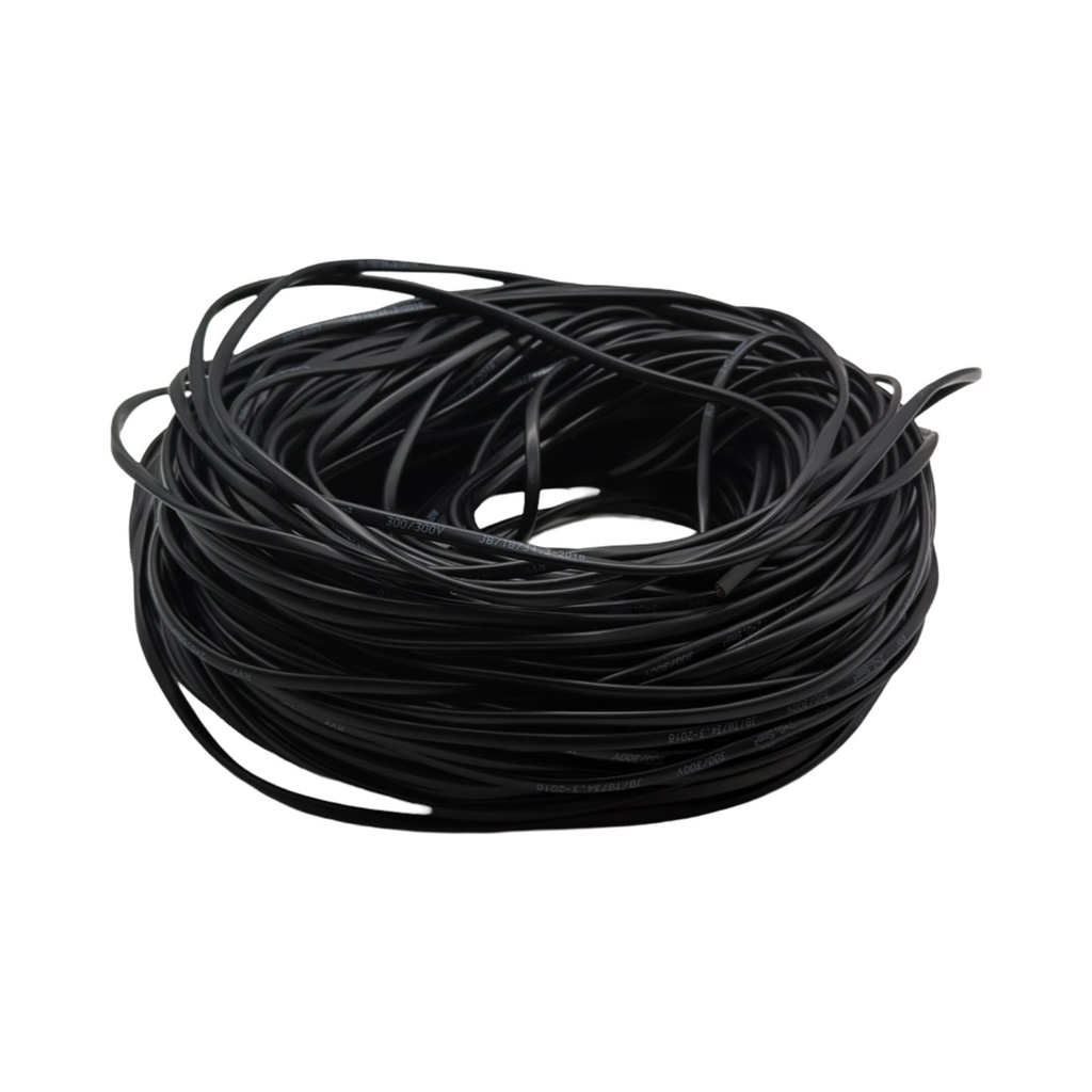AOHEWEI Cavo Piatto Doppio 2x0.5mm² Elektrokabel Kupfer 2-adrig 5V-60V 50 Meter