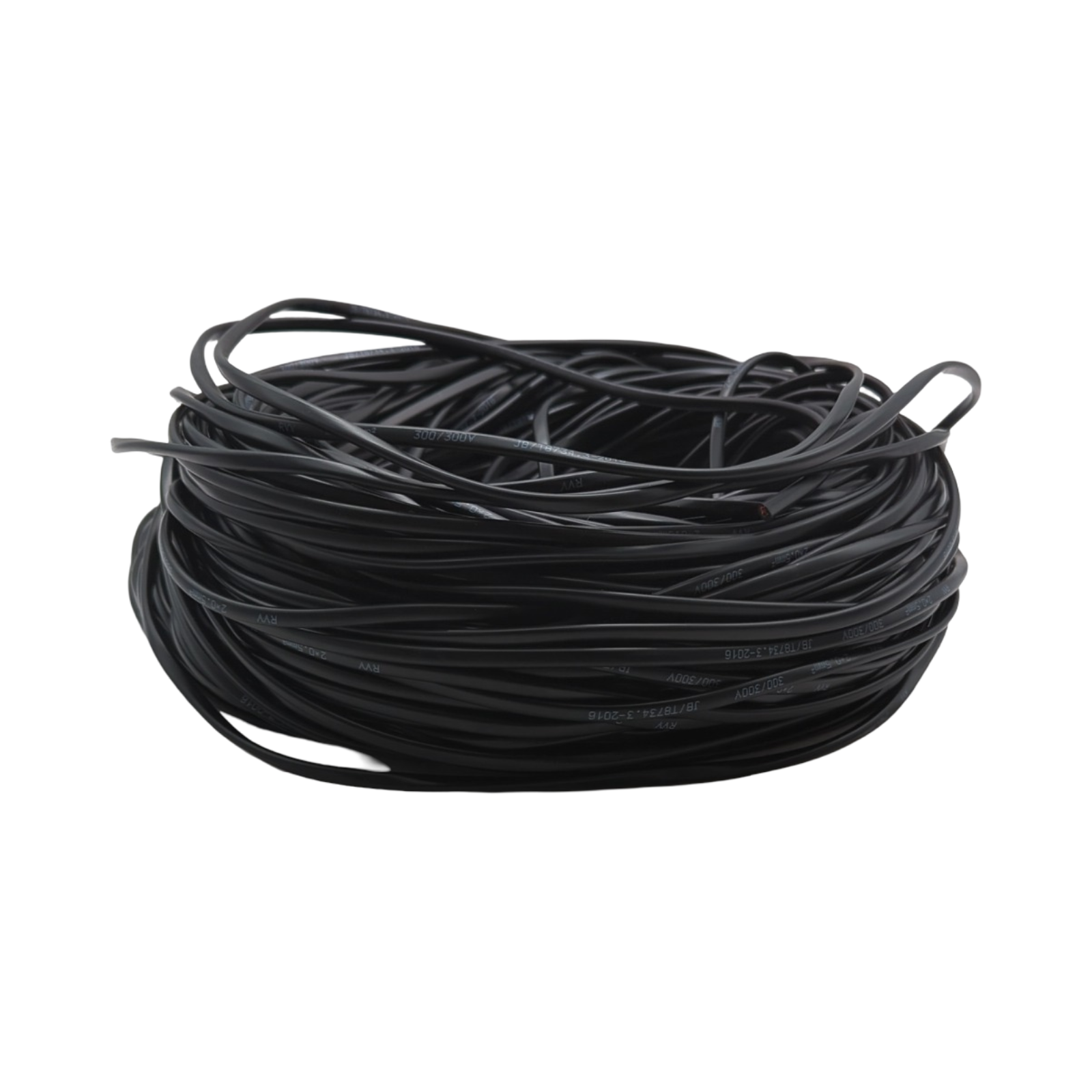 AOHEWEI Cavo Piatto Doppio 2x0.5mm² Elektrokabel Kupfer 2-adrig 5V-60V 50 Meter