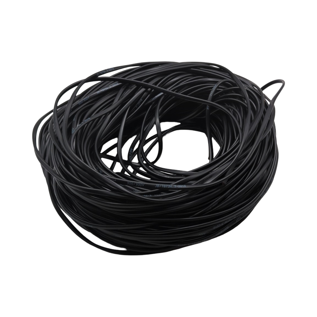 AOHEWEI Cavo Piatto Doppio 2x0.5mm² Elektrokabel Kupfer 2-adrig 5V-60V 50 Meter