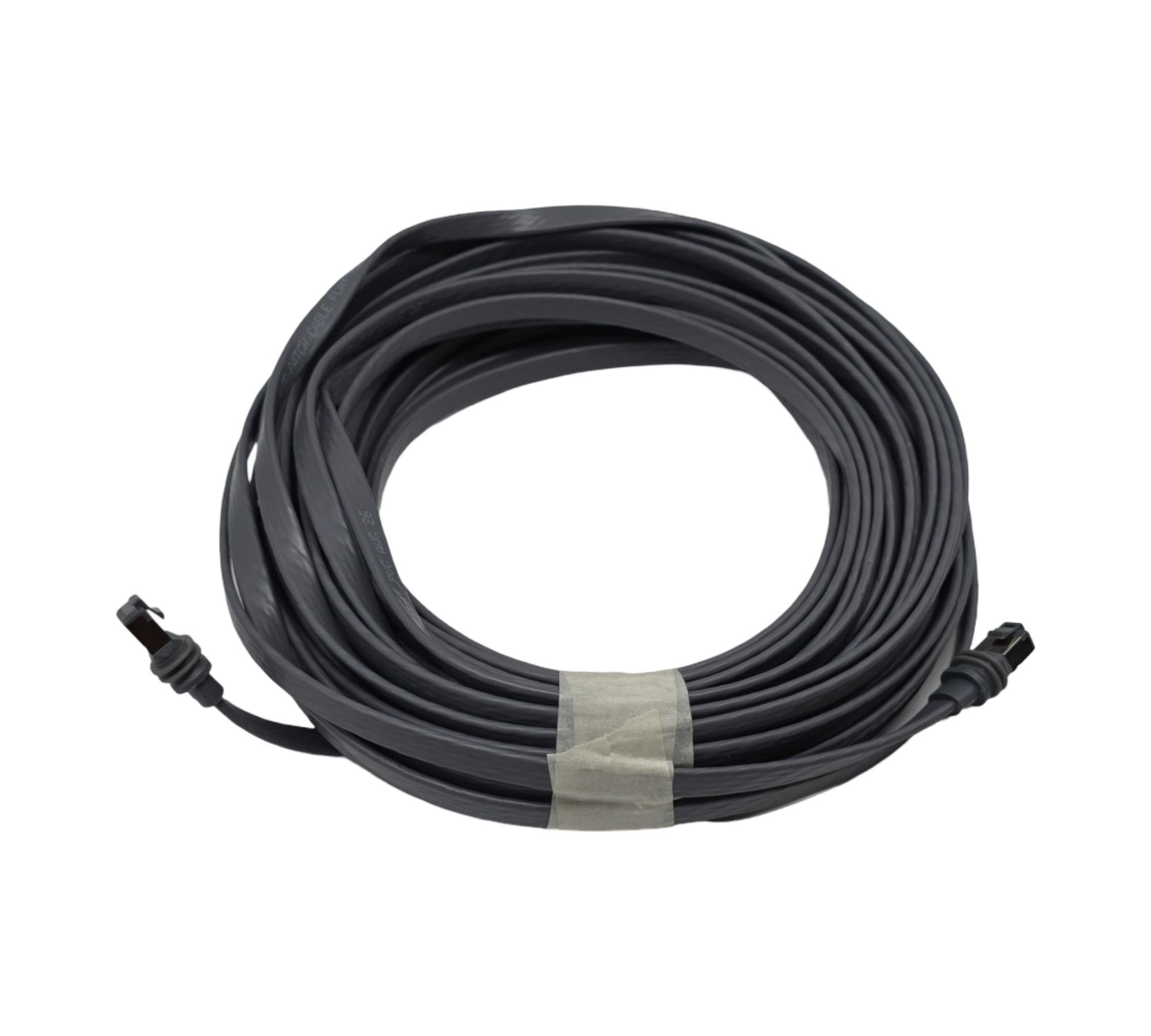 Cat6A Ethernet-Flachkabel 20m 26AWG STP 500MHz 10Gbit/s für Starlink Gen 3/Mini Netzwerkgeräte