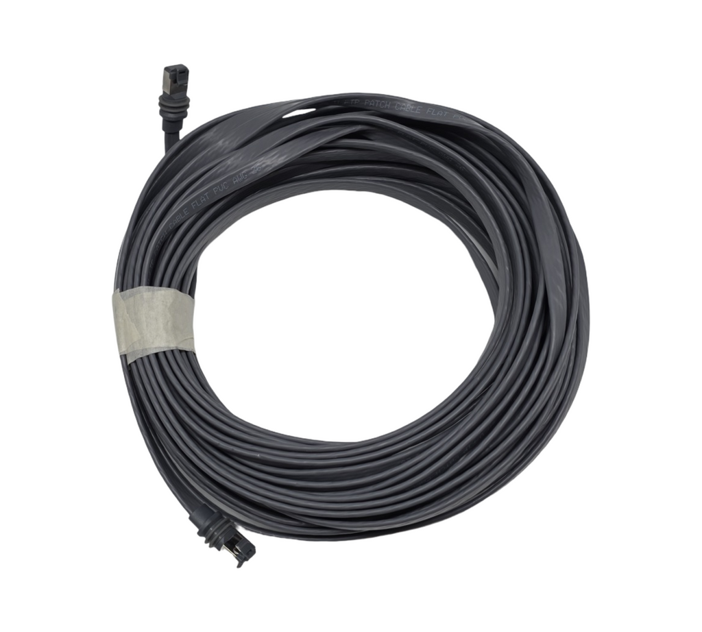 Cat6A Ethernet-Flachkabel 20m 26AWG STP 500MHz 10Gbit/s für Starlink Gen 3/Mini Netzwerkgeräte