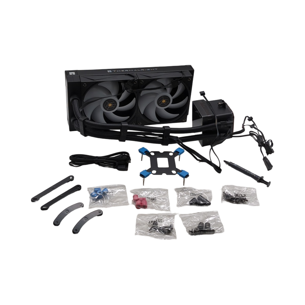 Grand Vision 240 ARGB AIO CPU Wasserkühler mit IPS LCD Display magnetisch 3,4 Zoll 480x480 für AM5 LGA1851 1700