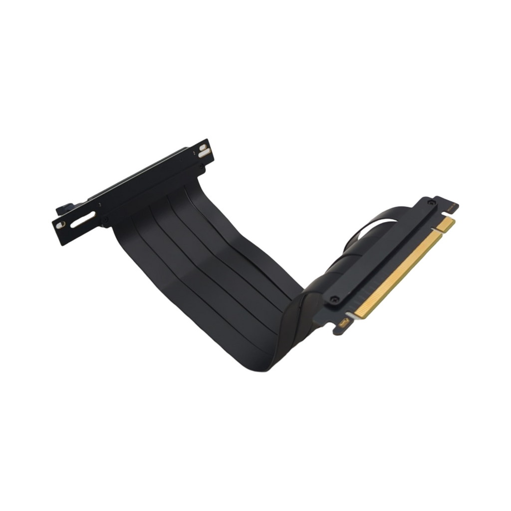 LINKUP AVA5 PCIe 5.0 Riser Kabel für RTX5090 RX9070 GPU kompatibel mit PCIe 4.0 und WRX80 WRX90E Linksgewinkelt x16 128GB/s