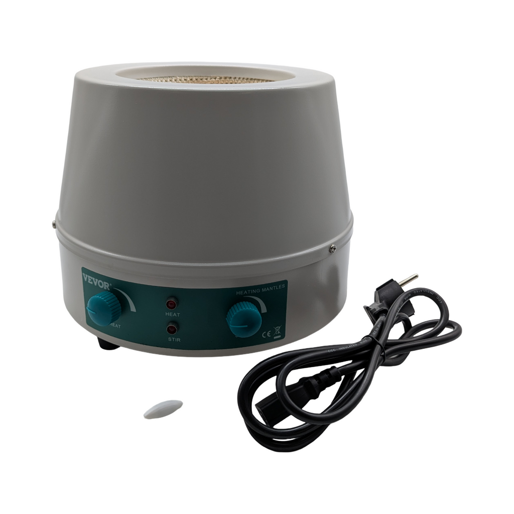 VEVOR Heizmantel 1000 ml Digital Magnetrührer Labor Heizhaube 220V für Flüssigkeiten