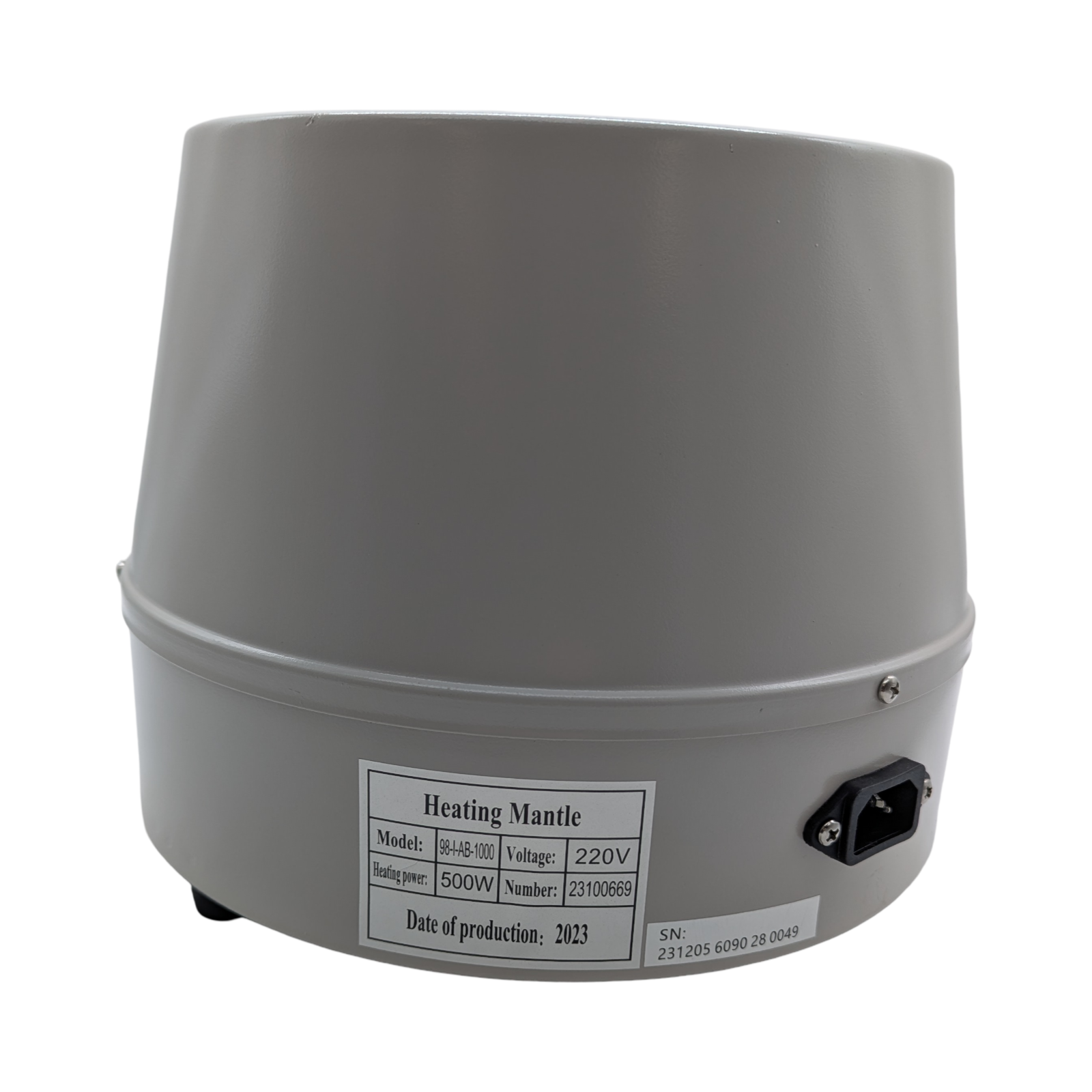 VEVOR Heizmantel 1000 ml Digital Magnetrührer Labor Heizhaube 220V für Flüssigkeiten