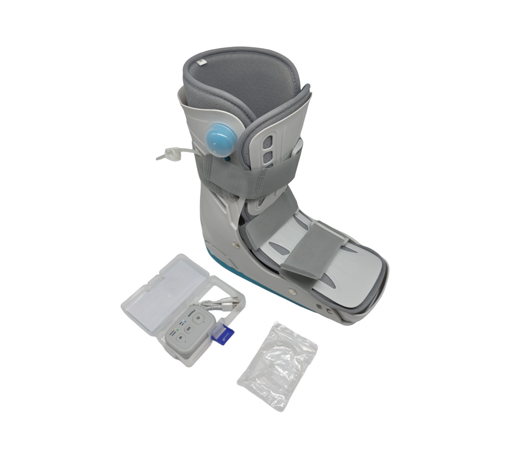 Tairibousy Walker Frakturstiefel mit automatischer Luftpumpe aufblasbar Größe M