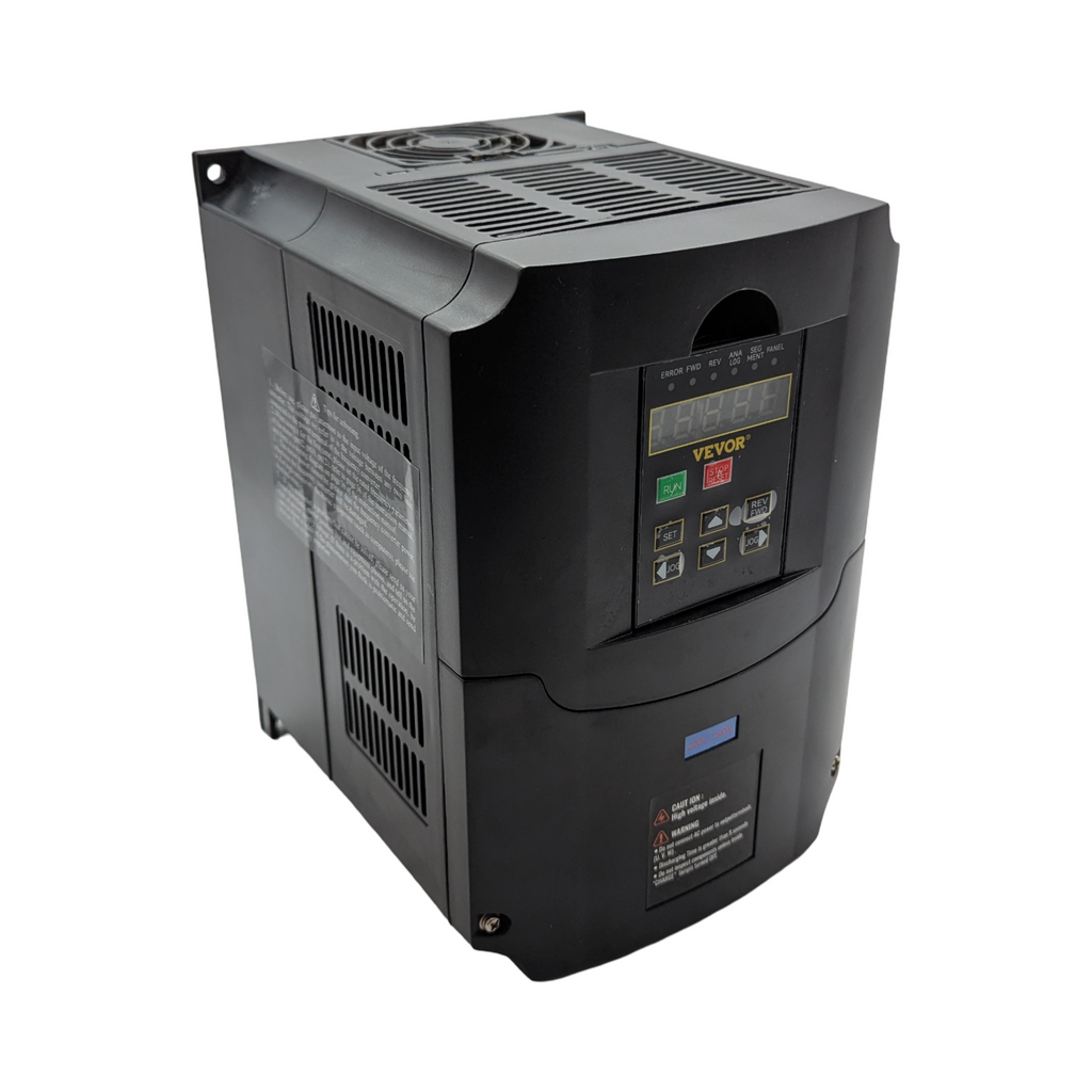 VEVOR Frequenzumrichter VFD 10 PS 7,5 kW 35A 1-3 phasig 220V Eingang zu 3-phasig 220V Ausgang 40-60Hz zu 0-400Hz