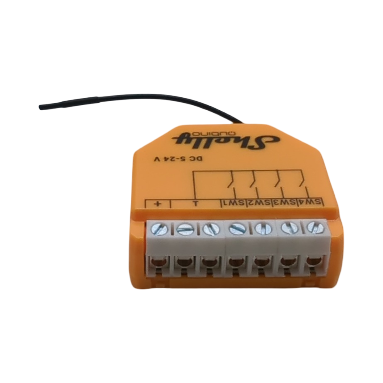 Shelly Qubino Wave i4 DC Z-Wave 800 Series 4-Digital-Eingangssteuerung 2er Pack geringer Stromverbrauch