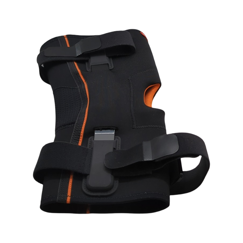 GENUFIT15 Kniebandage Tubular mit Gelenkschienen und Patellastabilisator Größe S