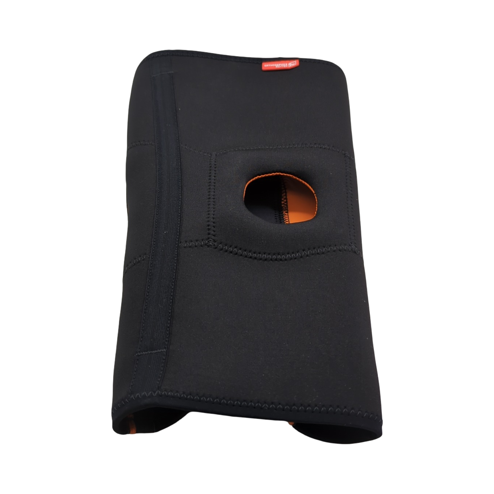 MG1004 Airx Ginocchiera Tubolare mit Gelenkschienen und Patellastabilisator schwarz Größe L