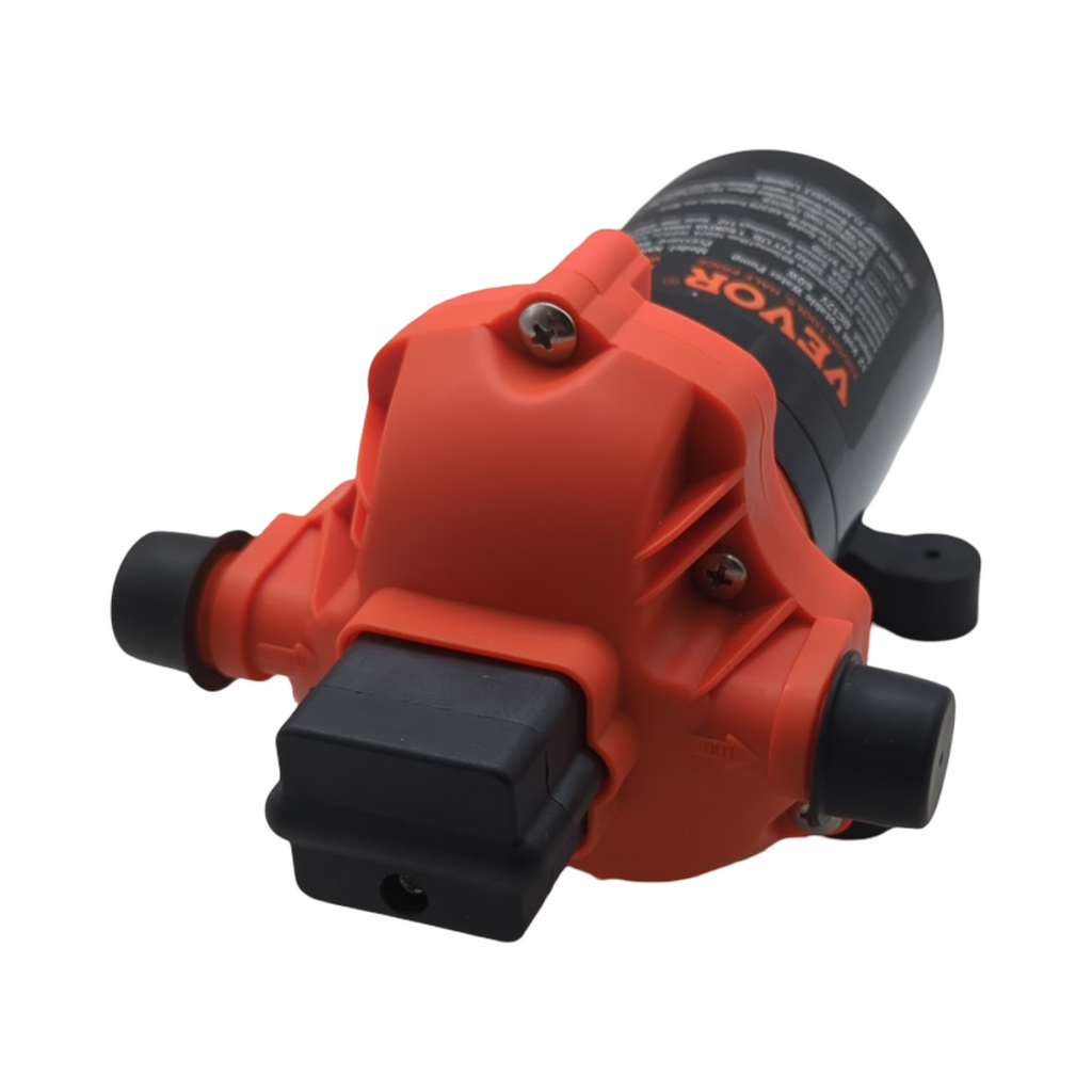 VEVOR 12V Membranpumpe Wasserpumpe 3-Kammer automatischer Druckschalter 6,81L/min 40-100PSI 1/2 Zoll