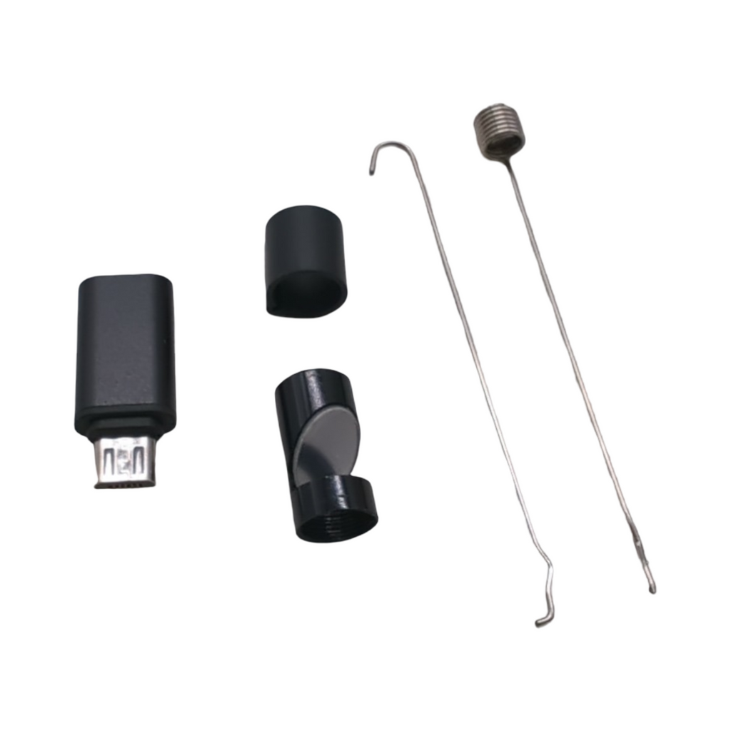 Endoscopique Kamera USB Typ C 10m Kabel semi-rigid wasserdicht IP67 6 LED für Android Tablet PC