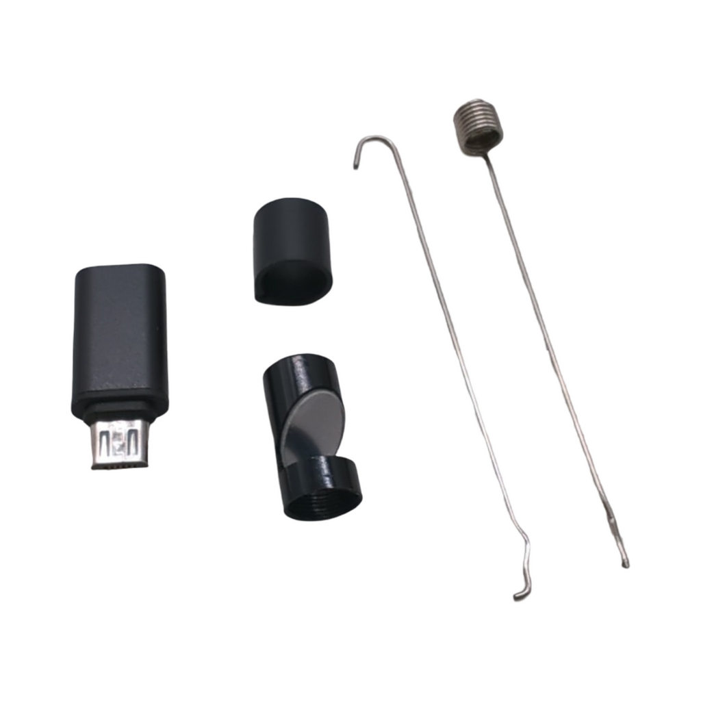 Endoscopique Kamera USB Typ C 10m Kabel semi-rigid wasserdicht IP67 6 LED für Android Tablet PC