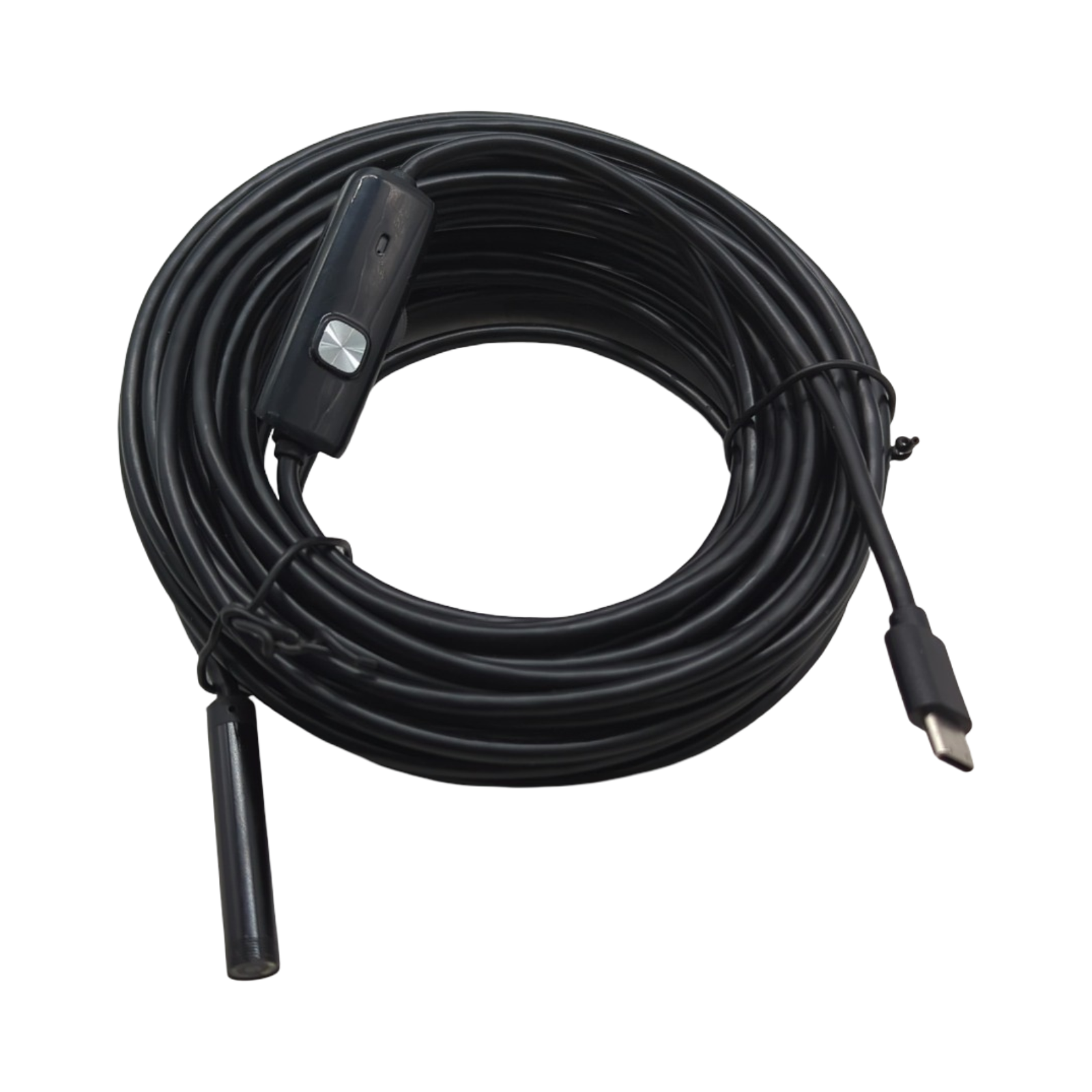 Endoscopique Kamera USB Typ C 10m Kabel semi-rigid wasserdicht IP67 6 LED für Android Tablet PC