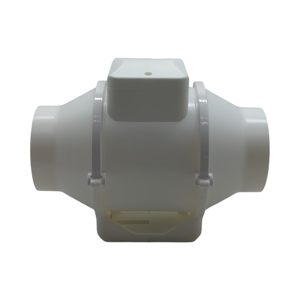 Aventa 100T Rohrventilator Zwei Geschwindigkeiten Einstellbarer Timer 100 mm Anschluss Leise Energiesparend