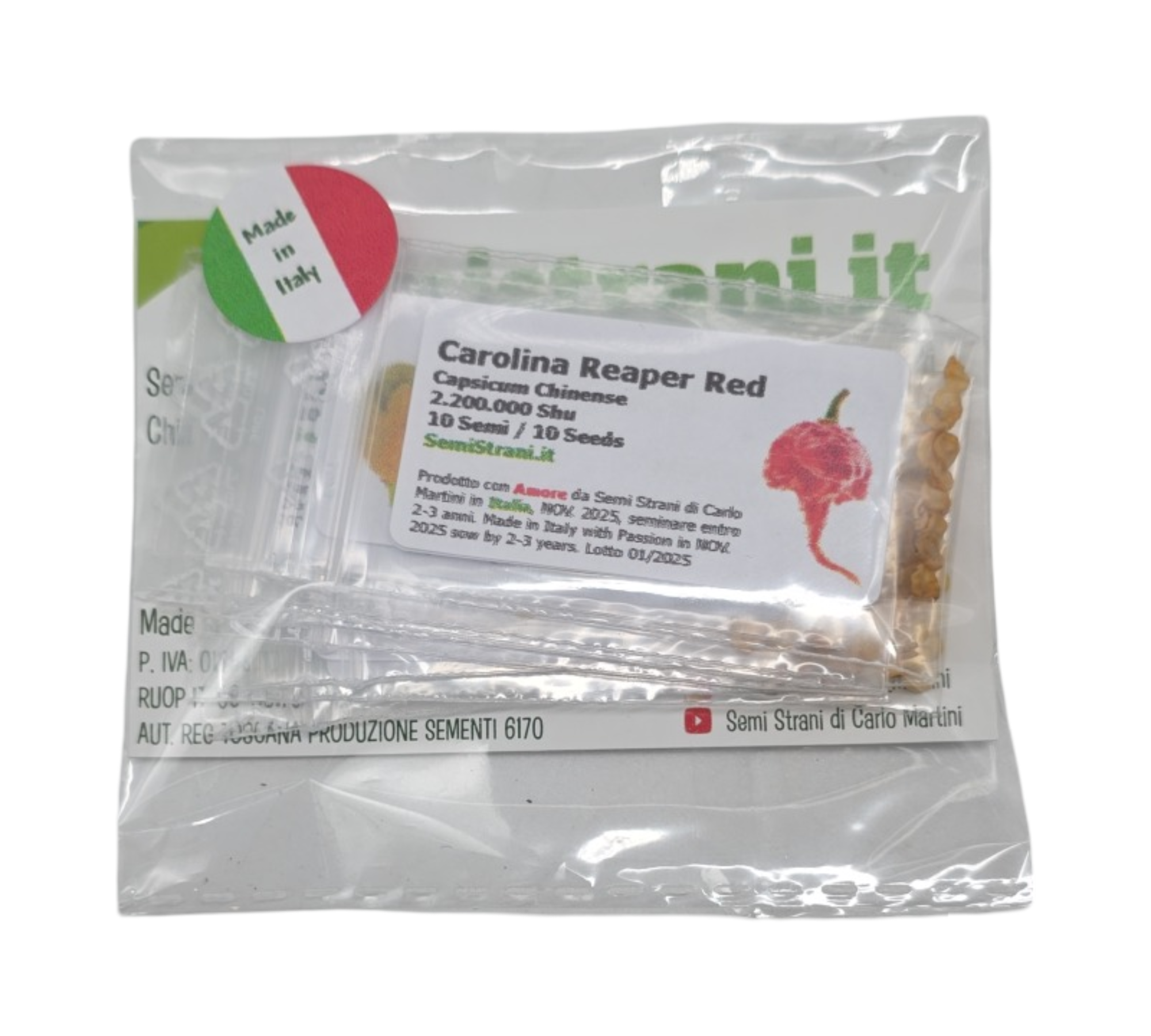 Chili Samen Kollektion 2 Set 120 Stück 12 Sorten Carolina Reaper Scorpion Jigsaw