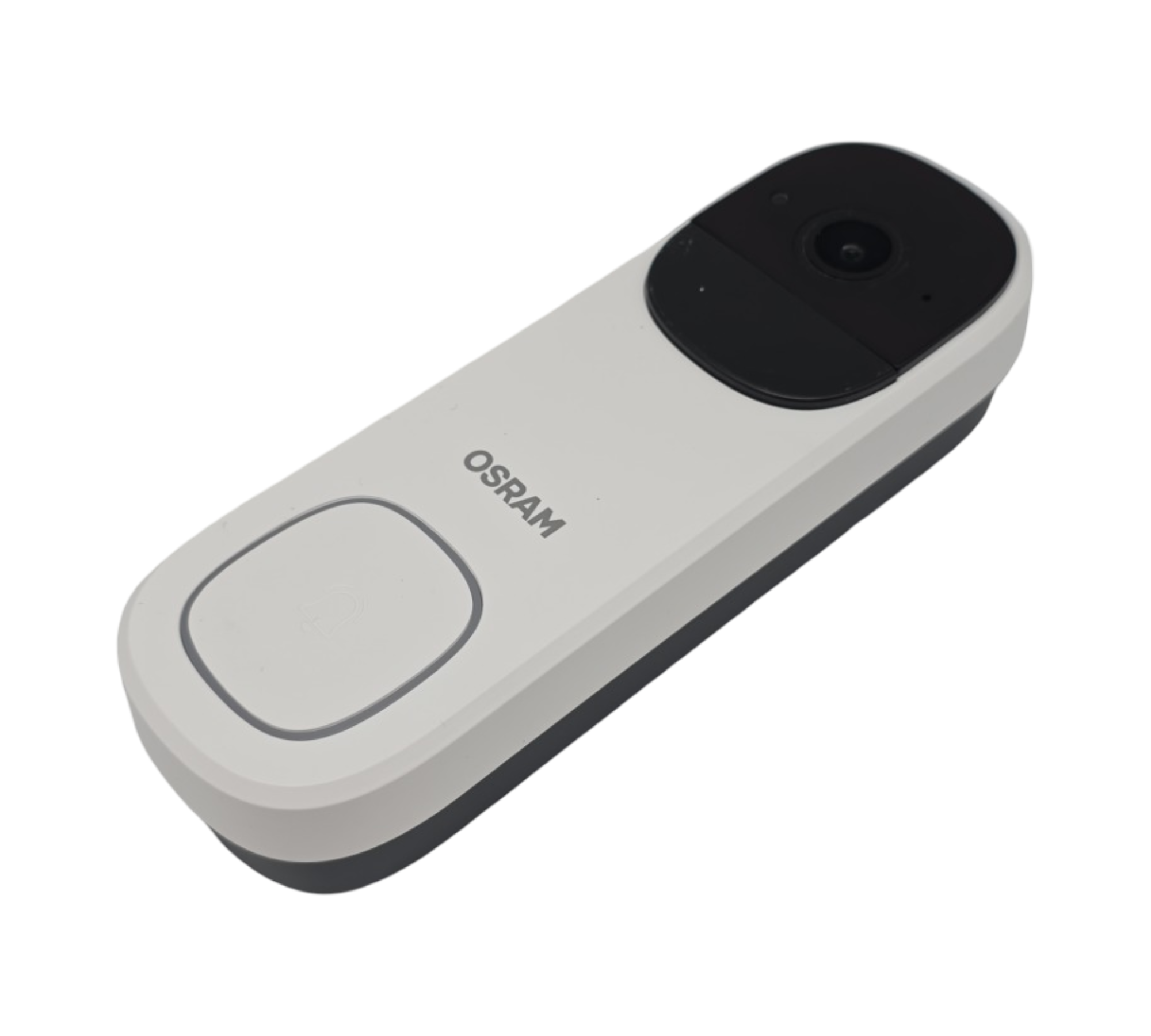 OSRAM SMART+ WiFi Video-Türklingel 3MP 2K PIR-Sensor 5200mAh Akku Gong 160° Blickwinkel Alexa-kompatibel Weiß
