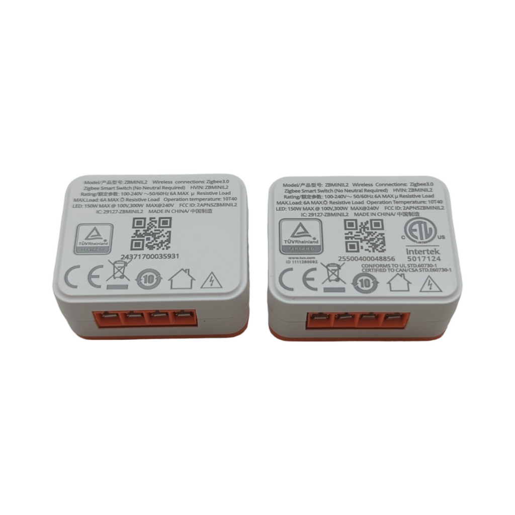 SONOFF ZBMINIL2 Zigbee Smart Schalter 6A 1440W Zwei-Wege Switch kein Neutralleiter Zigbee 3.0 Hub erforderlich