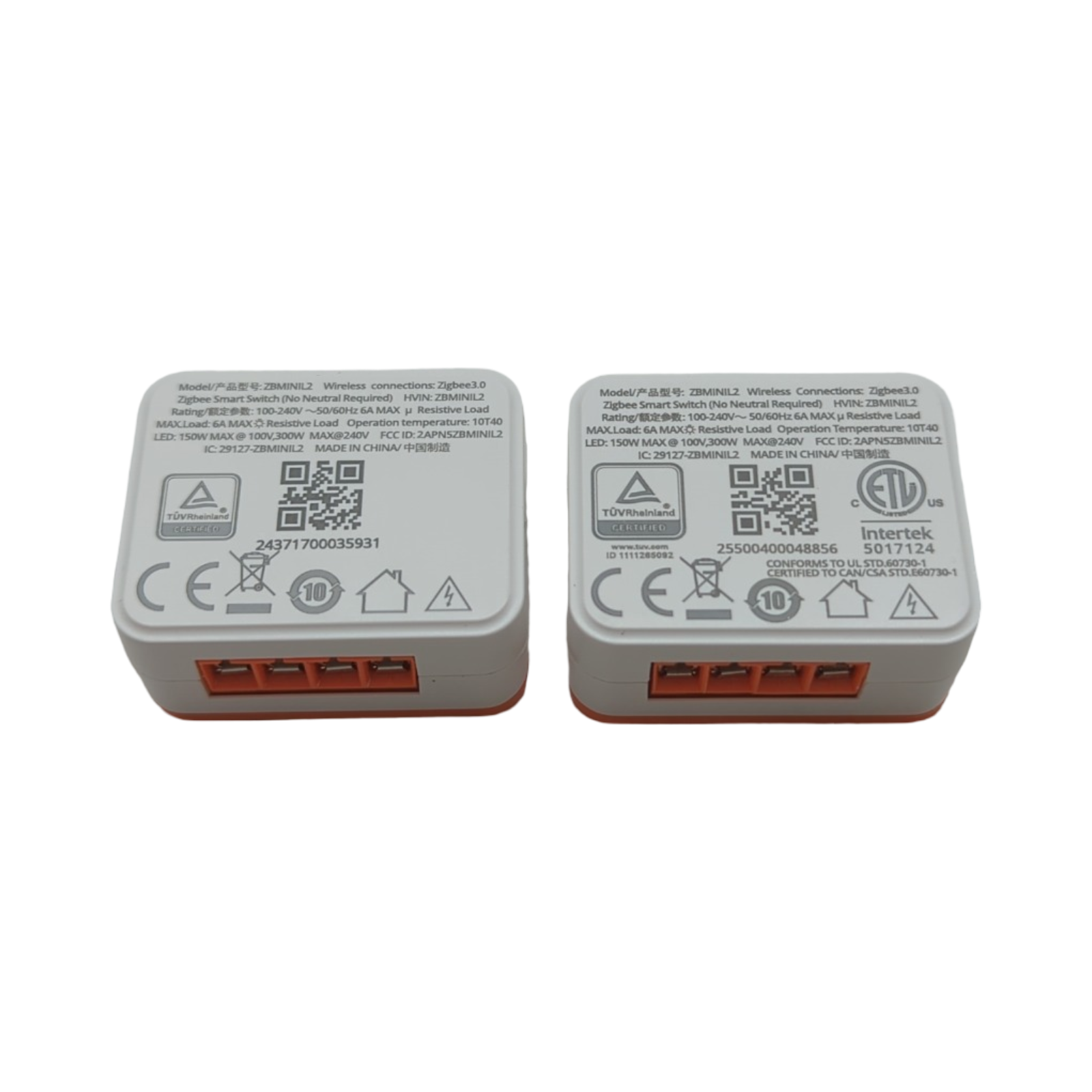 SONOFF ZBMINIL2 Zigbee Smart Schalter 6A 1440W Zwei-Wege Switch kein Neutralleiter Zigbee 3.0 Hub erforderlich