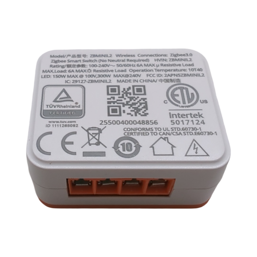 SONOFF ZBMINIL2 Zigbee Smart Schalter 6A 1440W Zwei-Wege Switch kein Neutralleiter Zigbee 3.0 Hub erforderlich