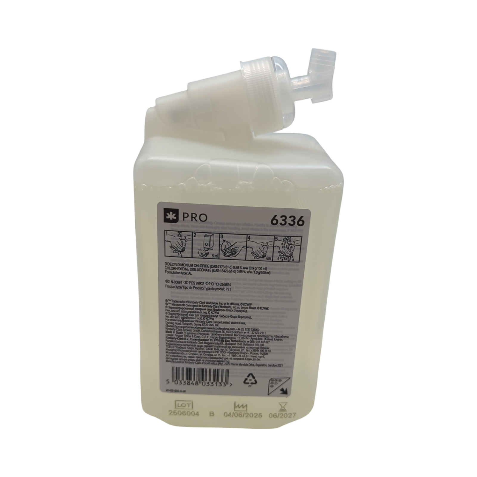 Scott Control Handreiniger 6336 transparent 6x1l antibakteriell Gesamtinhalt 6l