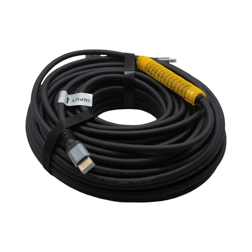 Soonsoonic HDMI Kabel 4K 30m mit Signalverstärker High Speed 2.0 60Hz 3D ARC Ethernet