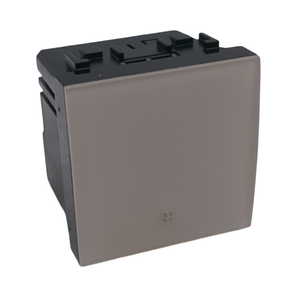IXTRIMA Unterputz-Thermostat programmierbares Modul 2P 240V Touch-Display weiß kompatibel mit Bticino