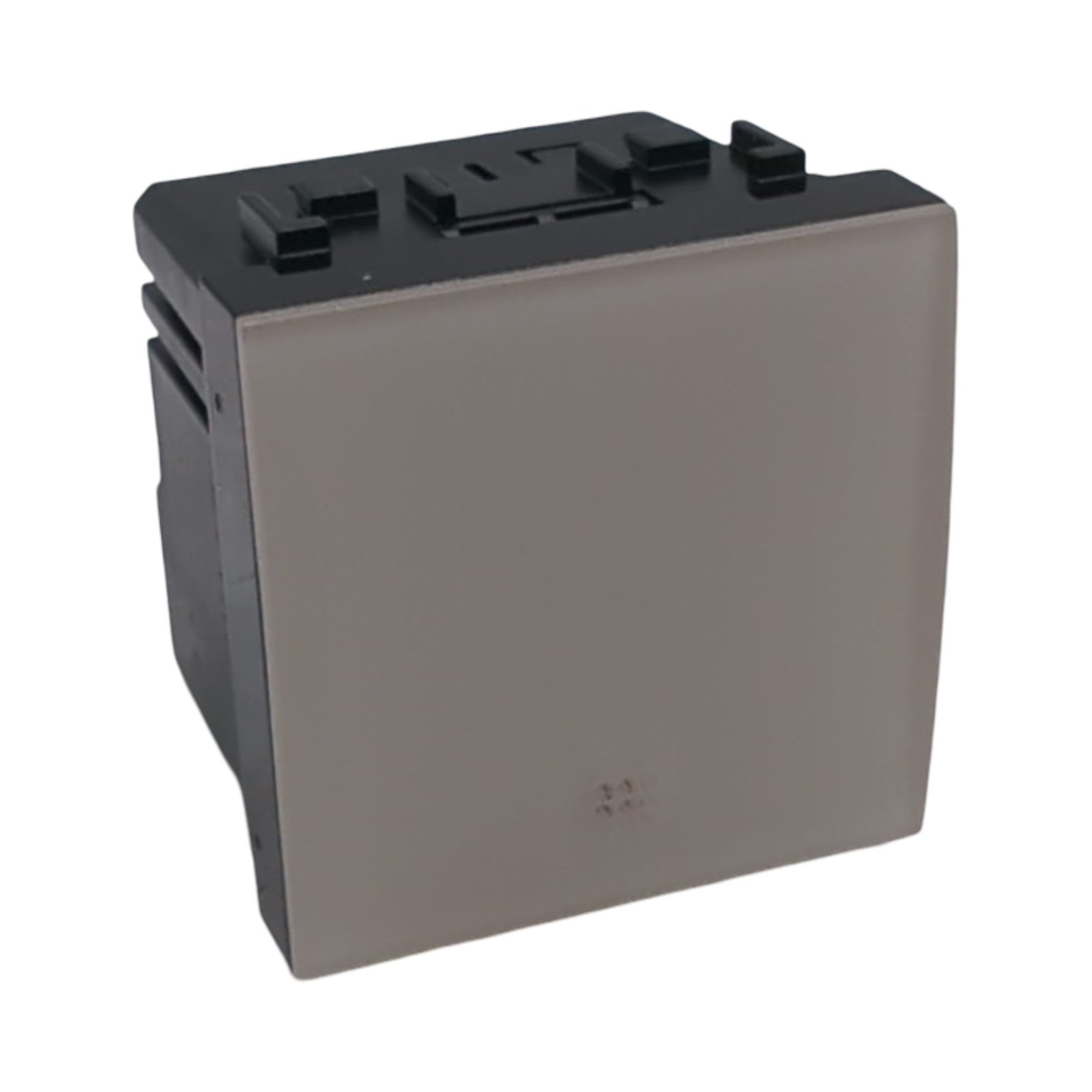 IXTRIMA Unterputz-Thermostat programmierbares Modul 2P 240V Touch-Display weiß kompatibel mit Bticino