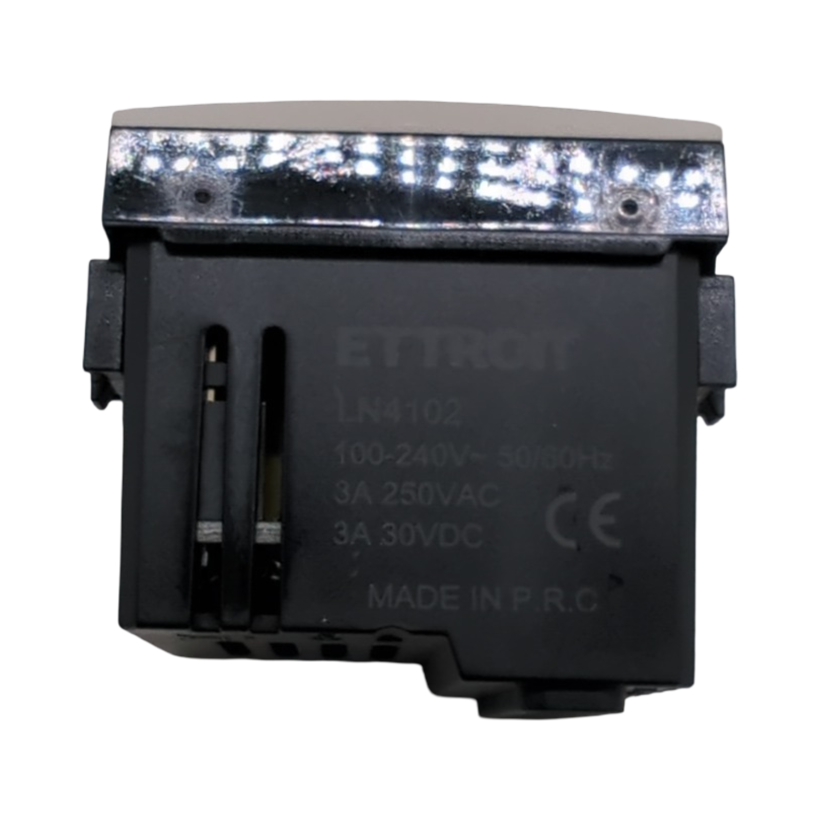 IXTRIMA Unterputz-Thermostat programmierbares Modul 2P 240V Touch-Display weiß kompatibel mit Bticino