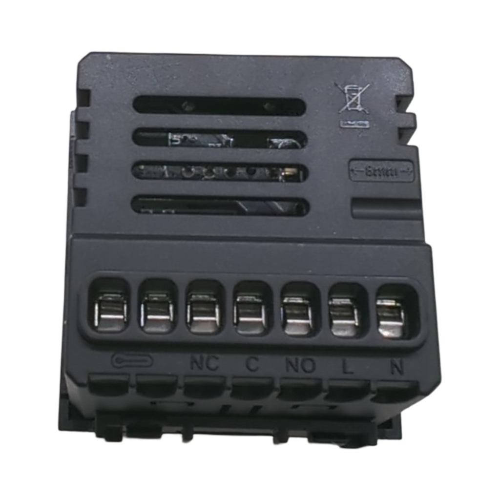 IXTRIMA Unterputz-Thermostat programmierbares Modul 2P 240V Touch-Display weiß kompatibel mit Bticino