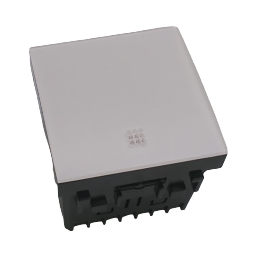 IXTRIMA Unterputz-Thermostat programmierbares Modul 2P 240V Touch-Display weiß kompatibel mit Bticino