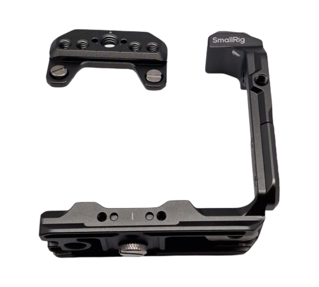 SMALLRG HawkLock Schnellverschluss-Halbkäfig Sony FX3 FX30 mit Cold Shoe NATO-Schiene Arca Schnellverschlussplatte
