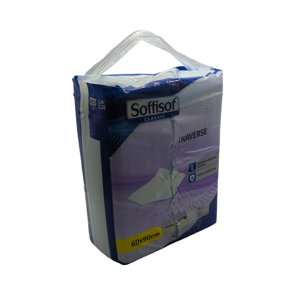 Soffisof Traversa Bettunterlage 60x90 cm moderate Saugkraft 120 Stück