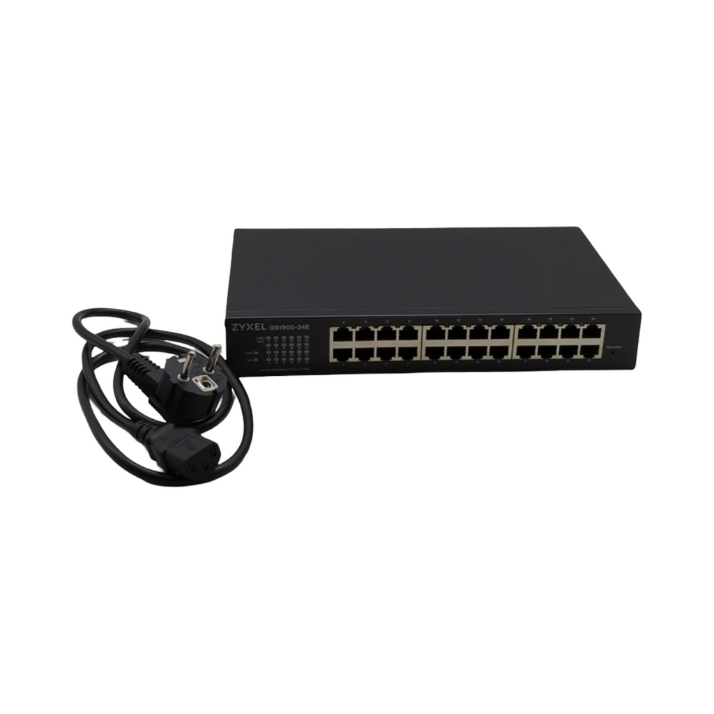 Zyxel GS1900-24E V3 Managed Netzwerk-Switch 24-Port Gigabit Rackmount 1U