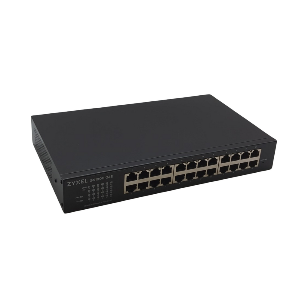 Zyxel GS1900-24E V3 Managed Netzwerk-Switch 24-Port Gigabit Rackmount 1U