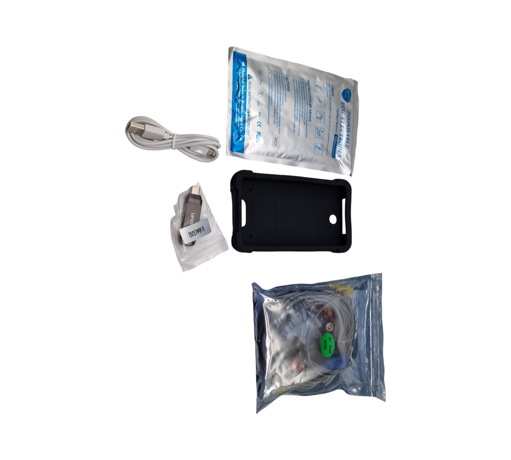 Lepu Medical PCECG 500 EKG-Monitor 6/12 Ableitungen mit Glasgow-Algorithmus Echtzeit