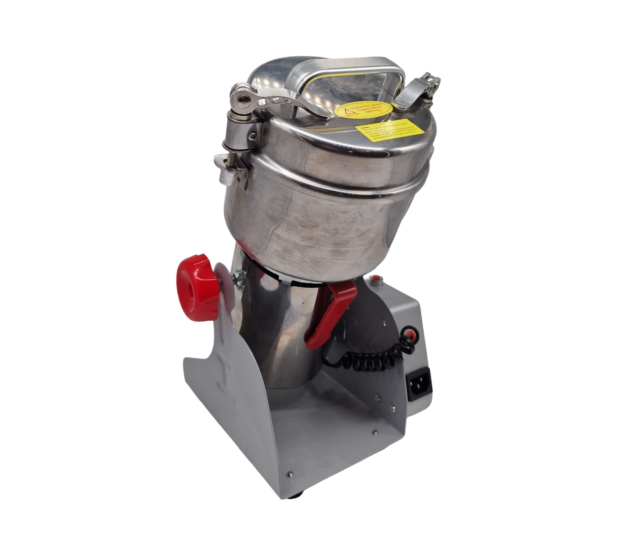 VEVOR Getreidemühle 750g Pulverisiermaschine elektrisch 2000W Edelstahl für trockene Körner Gewürze