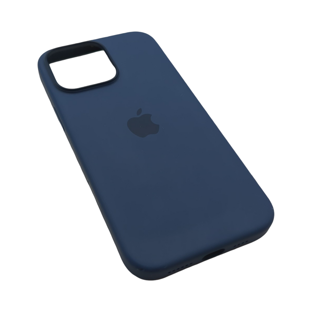 Apple iPhone 16 Pro Max Silikon Case mit MagSafe Denim