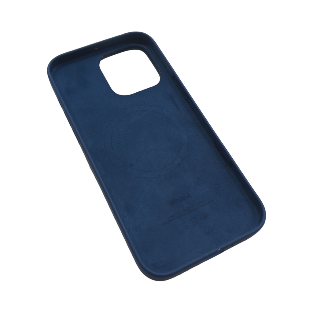 Apple iPhone 16 Pro Max Silikon Case mit MagSafe Denim
